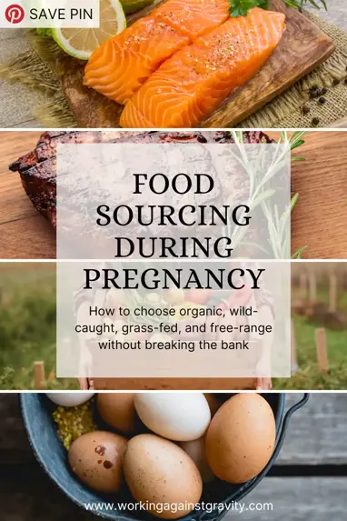 Food Sourcing During Pregnancy—Working Against Gravity