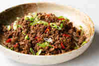Mongolian Inspired Ground Beef